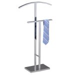 Valet de chambre scott chevalet de nuit avec cintre et portant pour v�tements socle rectangulaire et ...