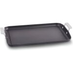 Plancha - valira - aire  griller incline - fonte daluminium - 34 x 25 cm - induction compatible