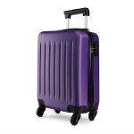 Kono valise bagage cabine 75x48x30cm valise de voyage rigide abs + pc bagages � main 4 roulettes avec ...