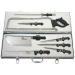 Valise de boucher - pradel - 8 pices - acier inoxydable - classique - intemporel