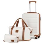 Kono valise grande 75x51x28cm abs bagage valise rigide lgere  4 roulettes valises de voyage + sac cabine ...