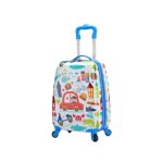 Valise cabine enfant car vida blue
