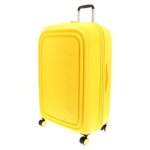 Mandarina duck valise jaune pour femme et homme - logoduck + cabin expandable trolley xl duck yellow ...