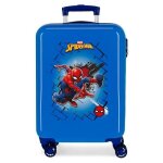 Valise cabine - marvel - spiderman - 4 roues - abs l�ger - 34l - bleu