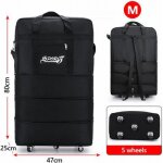 Valise cabine - vitata - modèle pliable - souple - grande capacité - 4 roulettes 360° Valise cabine - vitata - modèle pliable - souple - grande capacité - 4 roulettes 360°
