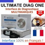 Valise diagnostic auto ultimate diag one - interface diagnostique multimarque obd et logiciel self auto ...