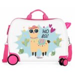 Valise enfant - movom - hol� - 50 x 39 x 20 cm - blanc - coque rigide