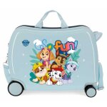 Valise enfant - nickelodeon - valise trotteur pat patrouille so fun - 50 x 39 x 20 cm - bleu ciel