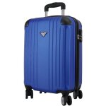 Valise rigide vida vr610b - bleu jean - s - small - 40l - 54x34x22cm - 23kg - doubles roues - qualit� ...