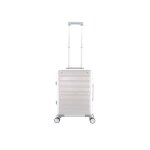 Valise rigide york - aluminium - grand format - 4 roulettes - cadenas tsa