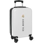 Valise  roulettes - safta - real madrid 1re quipe 24 / 25 - rigide - cadenas tsa - 4 roulettes 360 ...