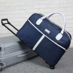 Valise souple sac  roulettes vitata - grande capacit - 53 * 36 * 23cm - bleu