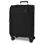Valise soute - movom - valise semi - rigide extensible atlanta - 66 x 42 x 25 cm - noir