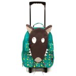 Valise enfant - les déglingos - valise trolley souple loup - 48 x 30 x 145 cm - vert Valise enfant - les déglingos - valise trolley souple loup - 48 x 30 x 145 cm - vert