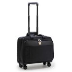 Valise trolley - monolith - professionnelle - 4 roues - compartiments pour pc et tablette - noir