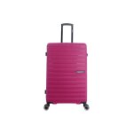 Saxoline fiesta 77 cm grande valise de voyage 8 roues fuchsia