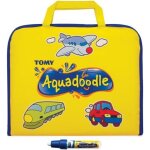 Valisette aquadoodle - tomy - jaune - pour enfant � partir de 18 mois - stylo � eau pour colorier sans ...