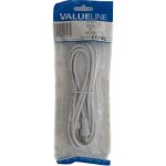 Valueline c�ble antenne f m - f m f m�le - f m�le 1. 00 m noir