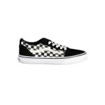 Vans baskets sneakers fille noir textile sf19745