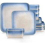 Vancasso assiette 12 pices srie nebula - b service complet de table - glaure de changement de four ...