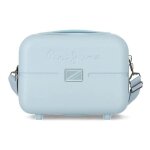 Vanity case rigide pepe jeans accent - bleu pastel - pjl - 7693934 - bleu