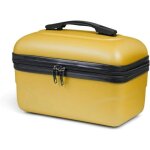 Vanity rigide kinston ? (abs) - jaune - grande capacit l 30 x h 17 x p 18 cm