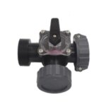 Vanne darr�t 3 voies �visser � 50 mm compatible intex / bestway