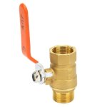 Vanne  boisseau sphrique - mxzzand - 3 / 4 bsp dn20 - laiton - robuste - utilisation industrielle