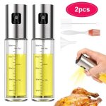 Vaporisateur dhuile et de vinaigre2pcs pulvérisateur dhuile 100mlavec 2 brosse et 1 entonnoir 1 brosse ... Vaporisateur dhuile et de vinaigre2pcs pulvérisateur dhuile 100mlavec 2 brosse et 1 entonnoir 1 brosse ...