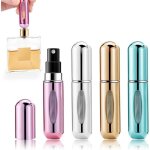 Vaporisateur parfum vide lot de 4 parfum atomiseur rechargeable 5ml flacon parfum vide pour voyage femmes ...
