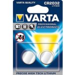 Varta - 2032 lithium pile bouton cr 2032 6032 - 2 pi�ces