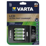 Varta chargeur ultra fast lcd 4 accus power - 2100 mah