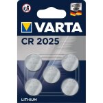 Varta pack de 5 piles �lectroniques lithium cr2025