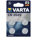 Varta - pile lithium �lectronique cr2025 x 4