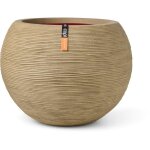 Vase boule - capi europe - rib nl - 40 x 32 cm - beige