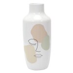Home deco factory - vase poesie formelle en c�ramique multicolore h29 x d125 cm