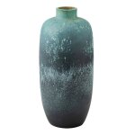 Vase d�co en c�ramique vintage 72cm bleu