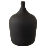 Vase design en verre gentle 55cm noir mat Vase design en verre gentle 55cm noir mat