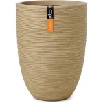 Vase �l�gant bas - capi europe - rib nl - 34 x 46 cm - beige
