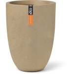 Vase �l�gant bas - capi europe - smooth nl - 26 x 36 cm - beige