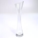 Soliflore verre transparent h30cm - atmosphera createur dinterieur