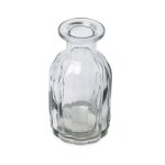 Vase en verre 13. 5 x 7. 5 cm transparent