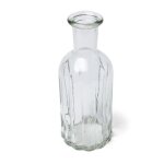 Vase verre 19x7. 5cm transparent