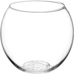 Vase en verre boule - paris prix - 195x18cm - forme ronde - pratique & dco