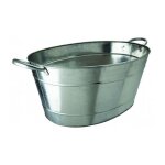 Vasque � champagne en acier galvanis� - 25 litres