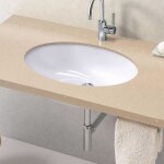 Vasque à encastrer - villeroy & boch - evana - céramiqueplus - ovale - blanc brillant Vasque à encastrer - villeroy & boch - evana - céramiqueplus - ovale - blanc brillant