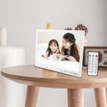 Vbestlife cadre photo 15 pouces 13 ''portable 1080p hd cadre photo numrique horloge lecteur de film ...
