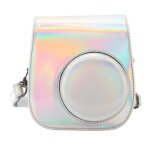 Vbestlife tui pour appareil photo fujifilm instax mini 12 tui pour appareil photo en cuir pu color ...