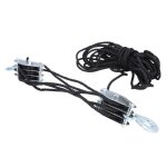 Syst�me de poulie de palan � corde - vbestlife - 8:1 - 4400 lb - acier alli� - nylon robuste