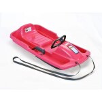 Luge avec volant snowfox rose